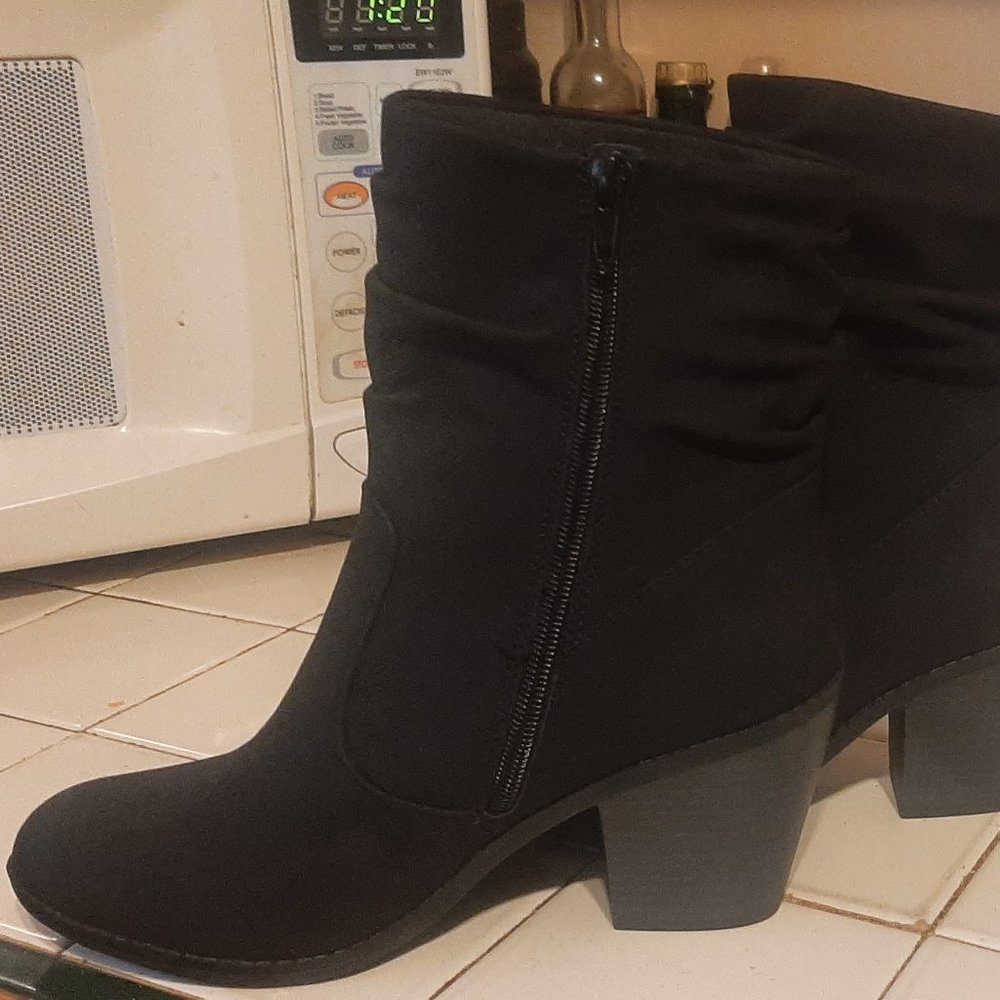 Kim Roger's Black Boots